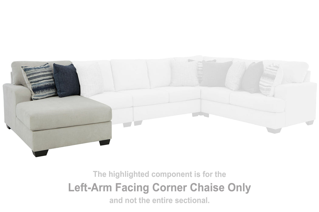 Lowder - Stone - LAF Corner Chaise