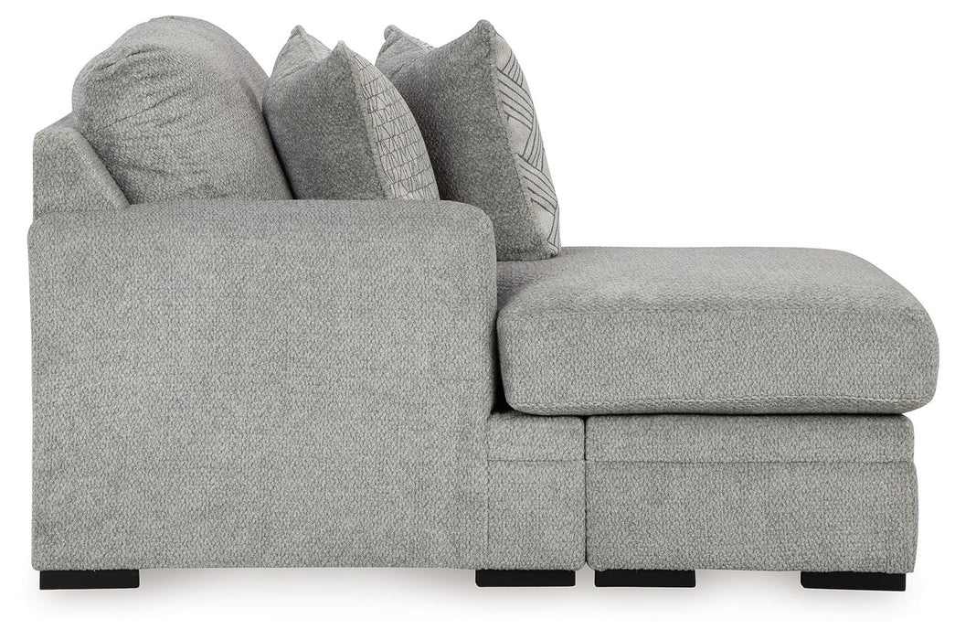 Casselbury - Laf Sofa Chaise - Cement Signature Design by Ashley®