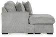 Casselbury - Laf Sofa Chaise - Cement Signature Design by Ashley®