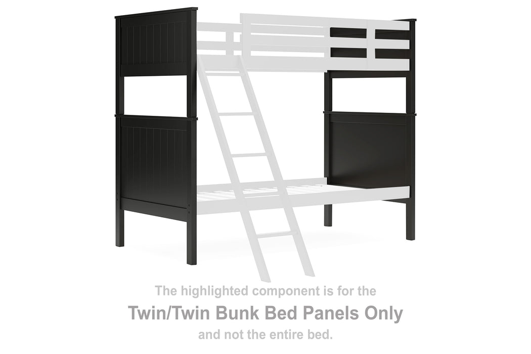 Nextonfort - Black - Twin/twin Bunk Bed Panels