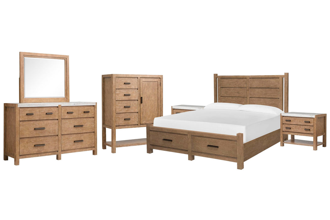 Plum Creek - Panel Storage Bedroom Set Magnussen Furniture