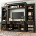 Extra Large TV Stand, Entertainment Center With Storage Cabinets Hearth and Haven