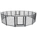 Heavy Duty Dog Playpen Outdoor 16 Piece Panels - Snow Leopard Daily Nest