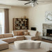 Monza - Concrete And Fiberglass Indoor / Outdoor Coffee Table - Cream Meridian Furniture