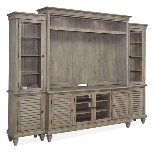 Calistoga - Rustic Hutch - Dovetail Gray Magnussen Furniture