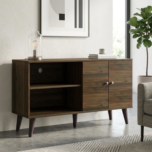 Amidon - TV Stand, With 2 Storage Shelves And 1 Cabinet US Pride