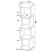 4 Tier Bookcase With Accents Furniture Max