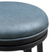 Swivel Bar Stools, Counter Height (Set of 2) - Blue Home Essentials