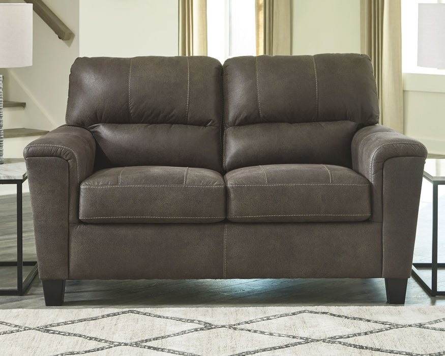Navi - Loveseat - Smoke Signature Design by Ashley®