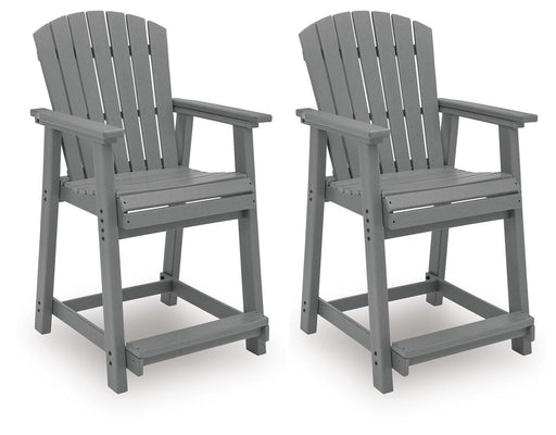 Sanctuary Beach - Barstool (Set of 2) - Dark Gray Signature Design by Ashley®