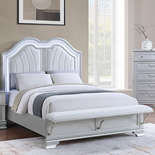 3 Piece Bedroom Set With Elegant Bed, 2 Nightstands Home Essentials