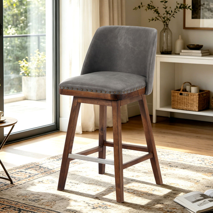 360° Swivel Bar Stool, Counter Height Kitchen Island Chair Home Essentials