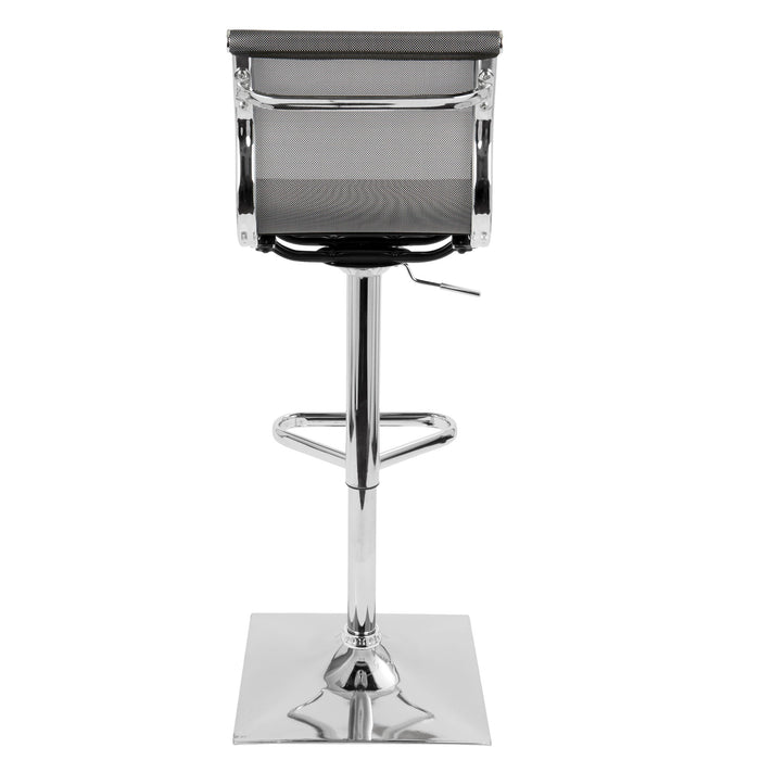 Mirage - Contemporary Adjustable Barstool With Swivel Lumi Source