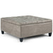 Harrison - Upholstered Coffee Table Storage Ottoman Simpli-Home