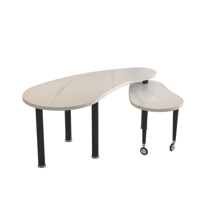 Rotatable Cocktail Table With Solid Legs, 360 Degree Rotating Home Essentials