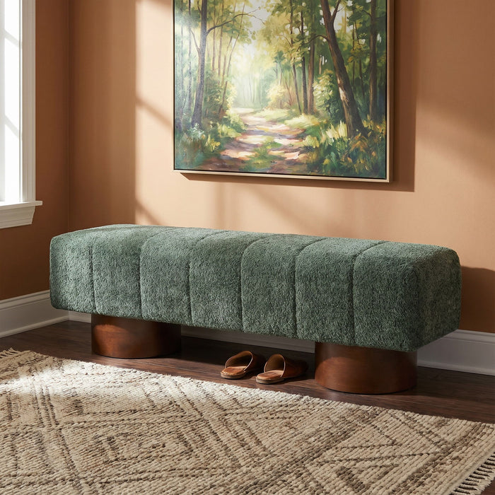 Modern Upholstered Dining Bench Noble House
