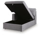 Modmax - LAF Corner Chaise With Storage - Granite Signature Design by Ashley®
