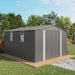Outdoor Storage Shed With Lockable Doors Daily Nest