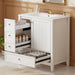 Modern Bathroom Vanity With Sink, 1 Cabinet & 3 Drawers Hearth and Haven