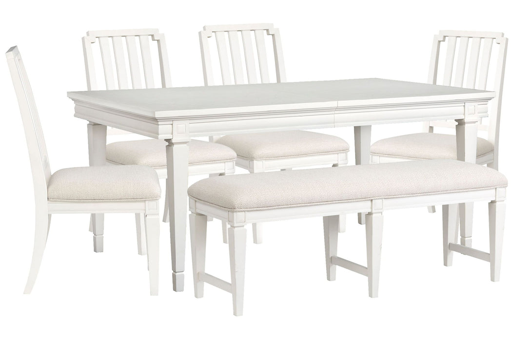 Willowbrook - Extendable Rectangular Dining Table Set Magnussen Furniture