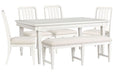 Willowbrook - Extendable Rectangular Dining Table Set Magnussen Furniture