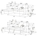 Kenna- Sleeper Sectional Sofa With Storage Ottoman Furniture Max