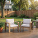 Stylish Outdoor Chair Set With Cushions For Garden (Set of 2) Hearth and Haven