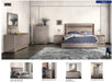 Nora - Queen Size Bed With Light - Light Beige / Light Brown Status Italy