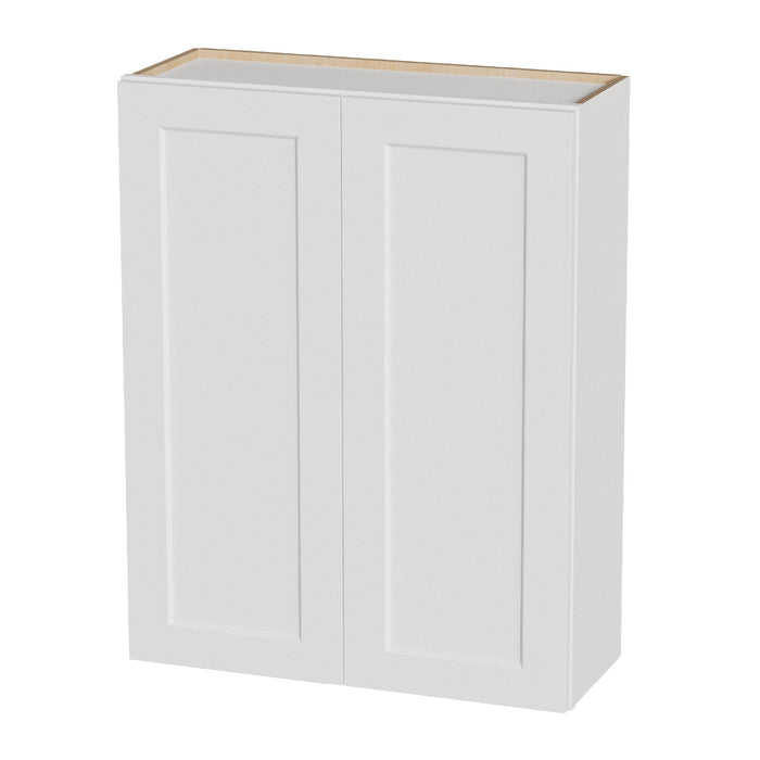 Shaker Wall Cabinet With Soft Close Hinges, Adjustable Shelves, Double Door Home Essentials