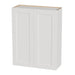 Shaker Wall Cabinet With Soft Close Hinges, Adjustable Shelves, Double Door Home Essentials