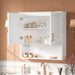 30" Bathroom Cabinet With Adjustable Shelf, Wall Mounted Medicine Cabinet - White Hearth and Haven