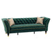 3 Person Sofa With Deep Seat, Tufted Backrest Home Essentials