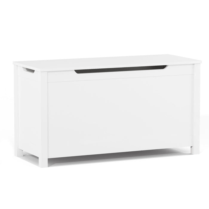 Toy Box Storage With Safety Hinged Lid