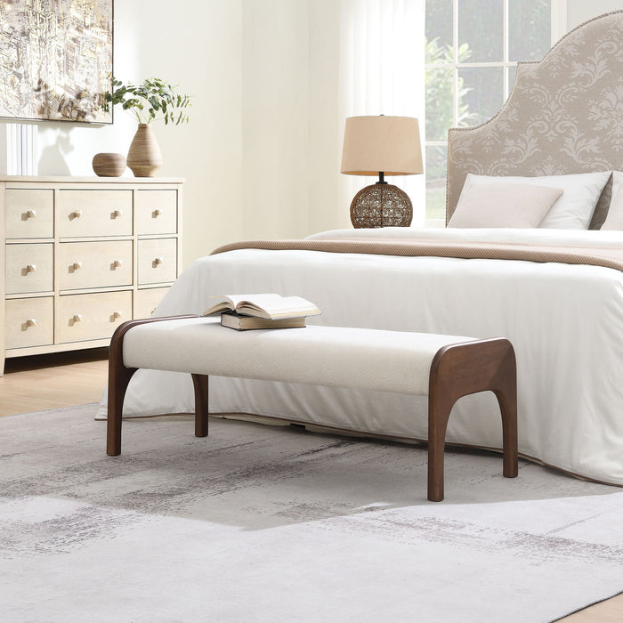 Modern Upholstered Long Bench For Kitchen Home Essentials