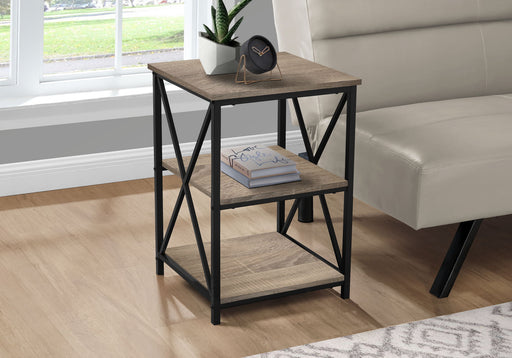3 Tier Accent Table, Side Marble Look Contemporary & Modern 8th Street