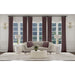 Saanich - Upholstered Curved With Plump Accent Pillows - Beige Furniture Max