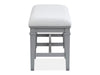 Charleston - Bench With Upholstered Seat - Gray Magnussen Furniture