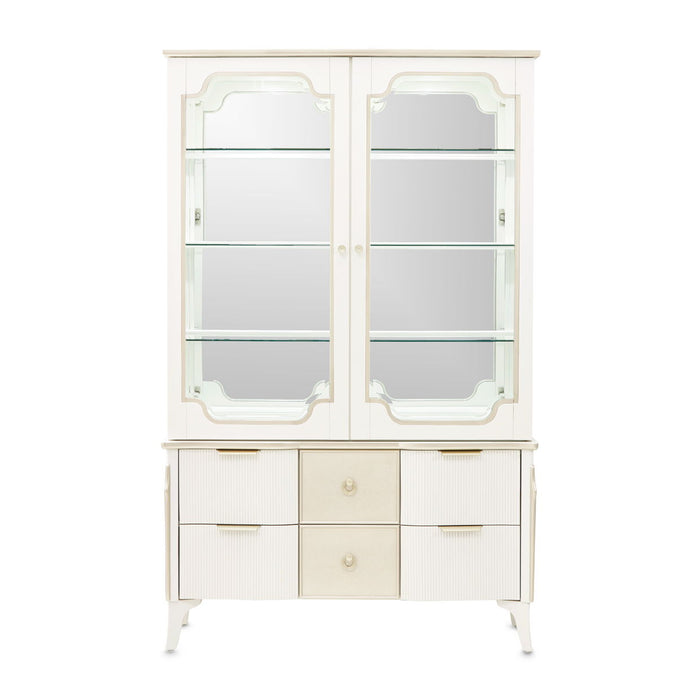 La Marisia - Display Cabinet - Creamy Pearl