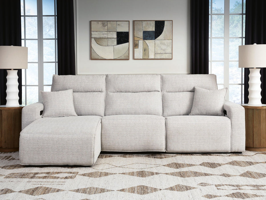 Modmax II - Reclining Sectional - Stone Signature Design by Ashley®