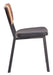 Ardenne - Dining Chair (Set of 4) - Black / Brown Zuo Modern