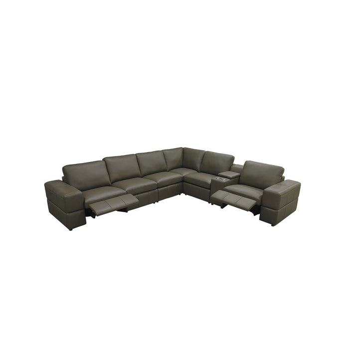Upholstered Large Arms Sectional With Recliner Seats Home Essentials