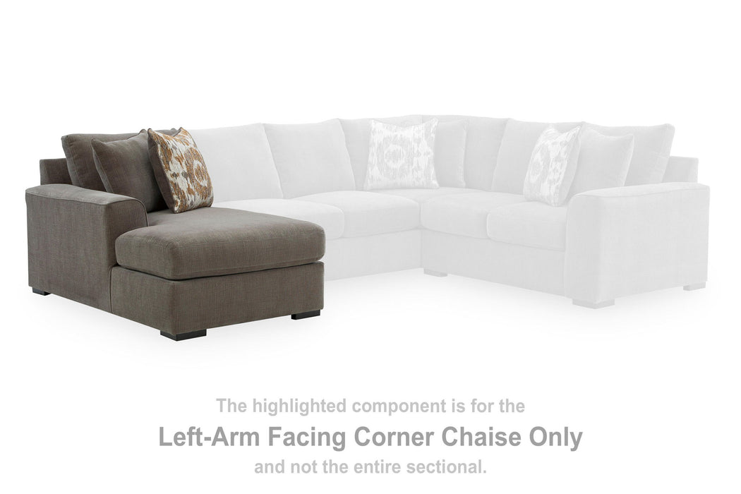 Larson Levee - LAF Corner Chaise - Espresso Signature Design by Ashley®