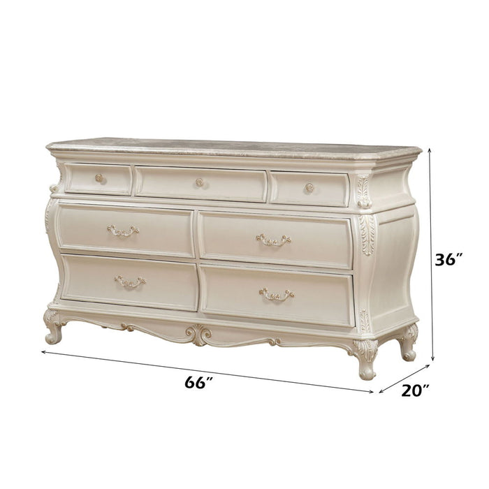Chantelle - Dresser w/Granite Top ACME