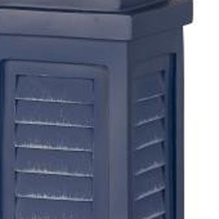 Table Lamp With White Shade (Set of 2) - Blue