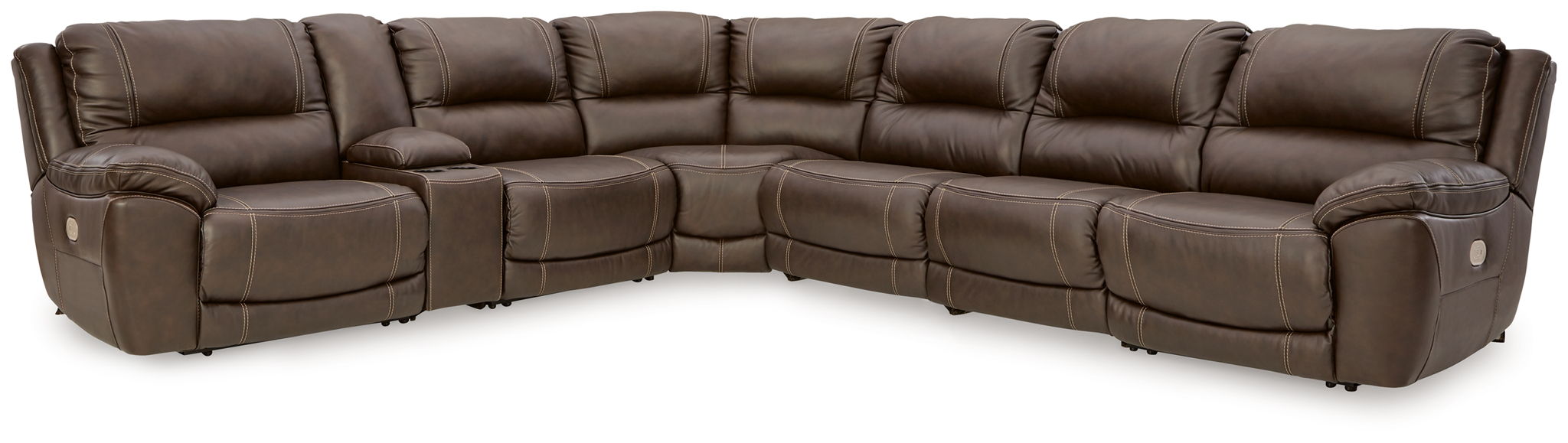 Dunleith - 7 Piece Power Reclining Sectional Signature Design by Ashley®