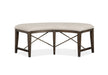 Westley Falls - Curved Bench With Upholstered Seat - Graphite Magnussen Furniture