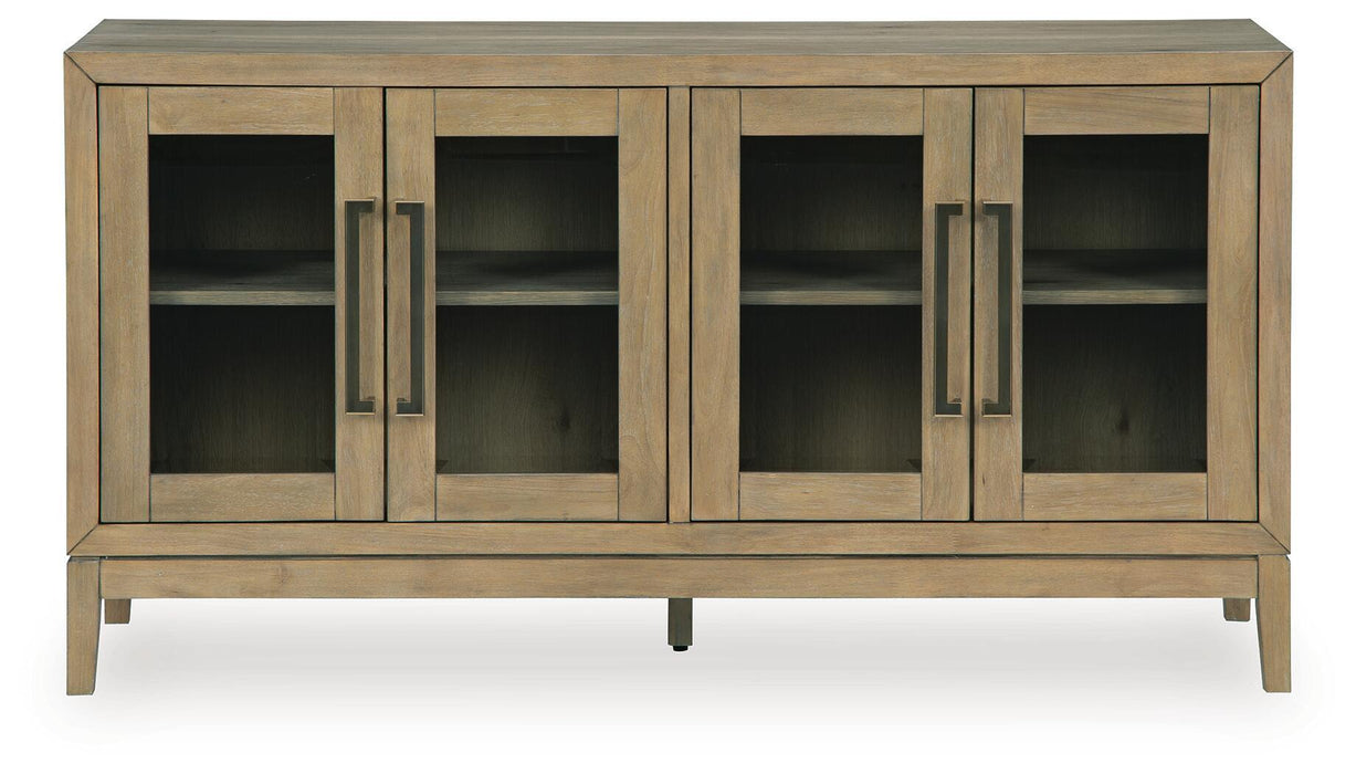 Lasinger - Dining Room Server - Light Brown Signature Design by Ashley®