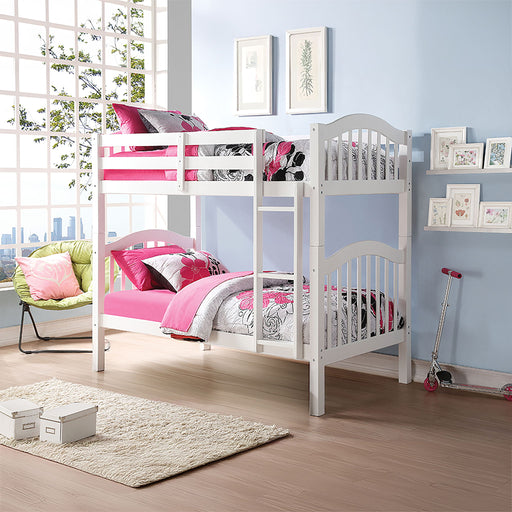 Heartland - Twin / Twin Bunk Bed (Trundle Not Included) - White Acme
