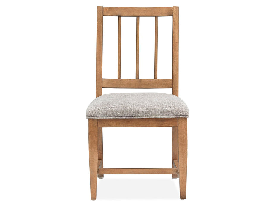 Lindon - Dining Side Chair With Upholstered Seat (Set of 2) - Gray Magnussen Furniture
