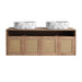 Bathroom Vanity With Art Sink, 2 Soft Close Doors, Float Mounting Design Home Essentials